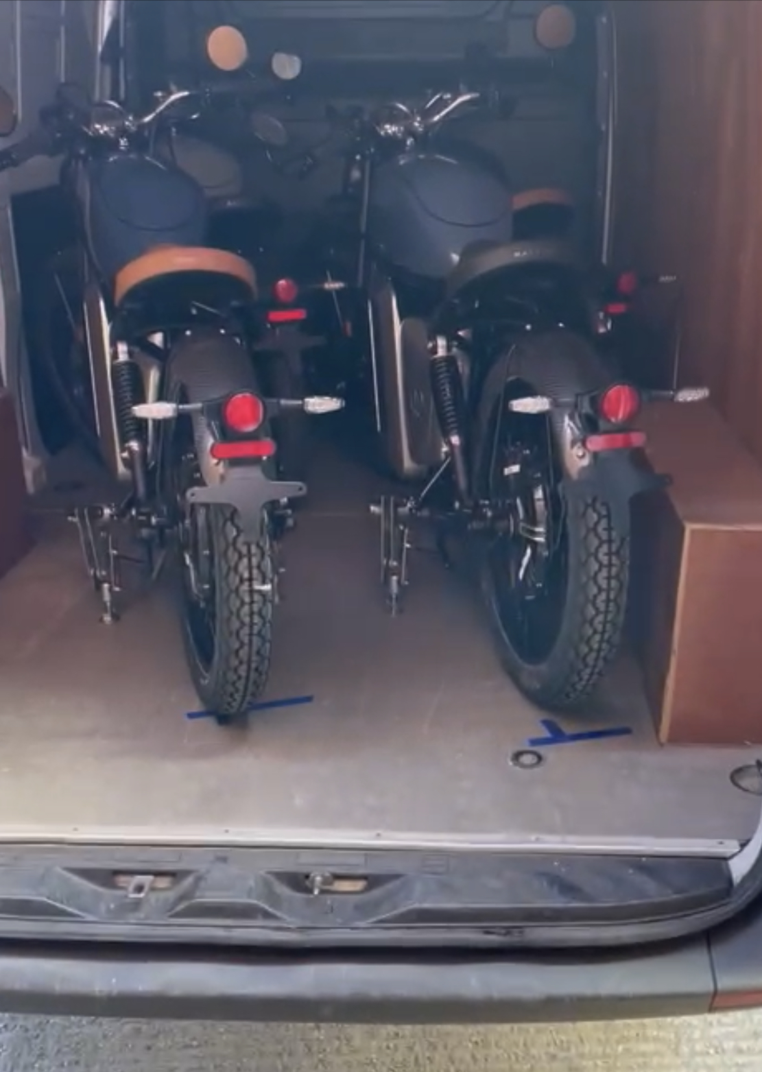 Maeving Electric Motorcycles and Moto Cinch tie downs