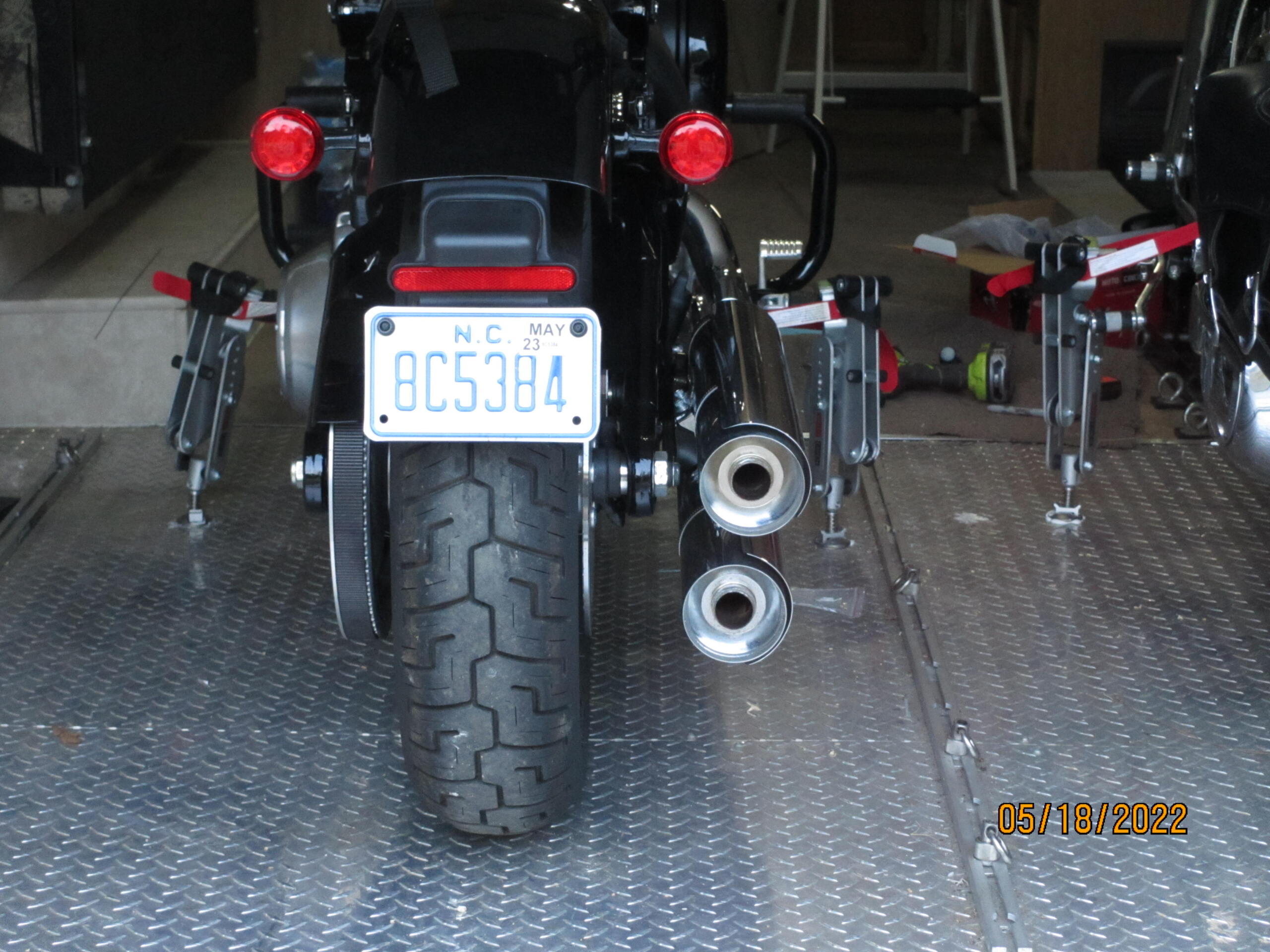 Moto Cinch strapless tie downs for street and dirt bikes