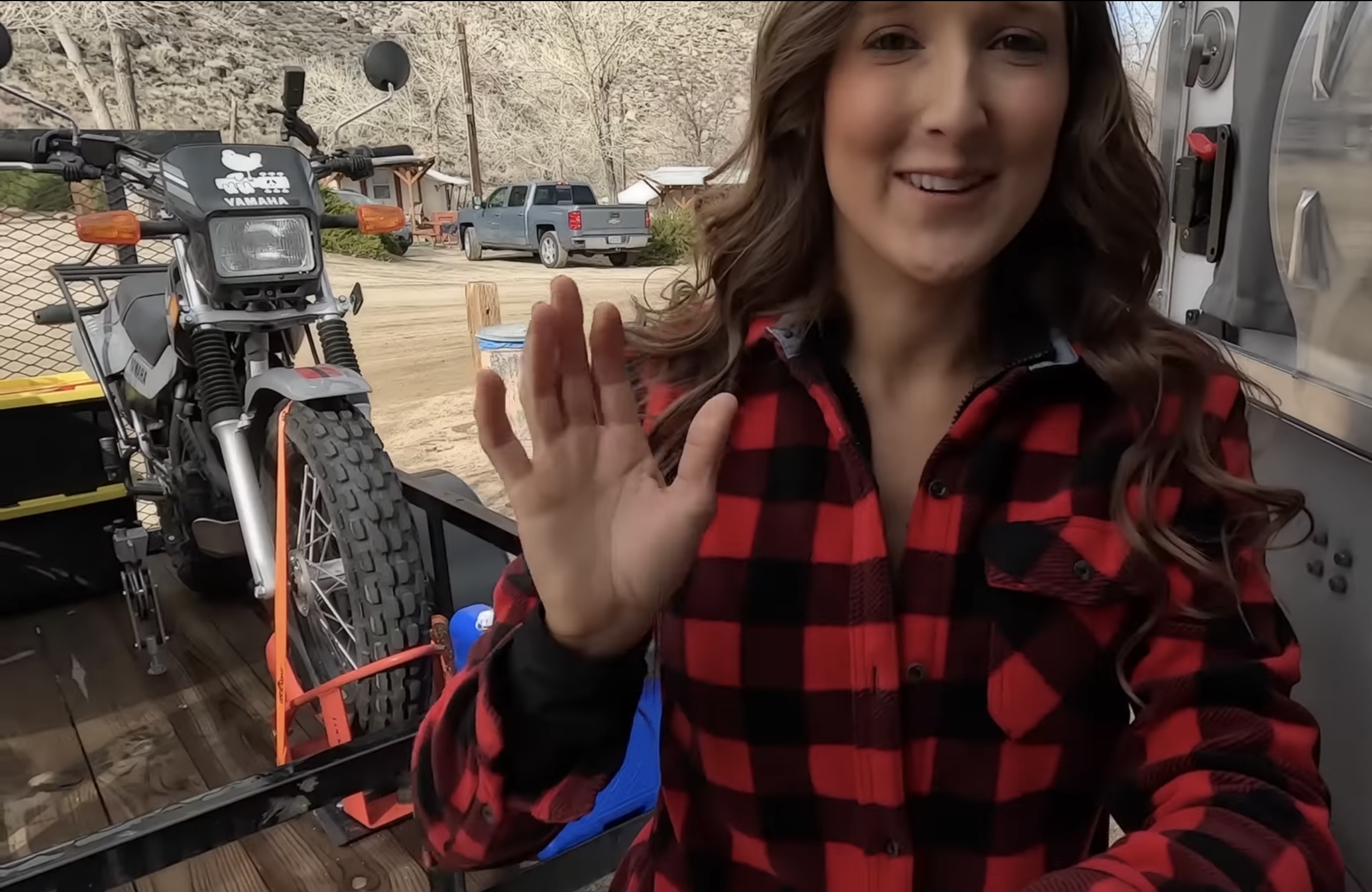 Dr. Hannah Straight and Moto Cinch motorcycle tie down system